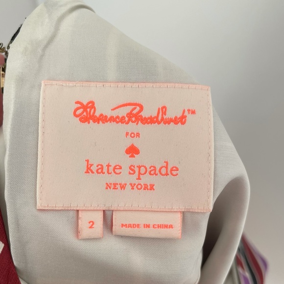 Florence Broadhurst x Kate Spade Silk Dress Sz 2 - Picture 4 of 4
